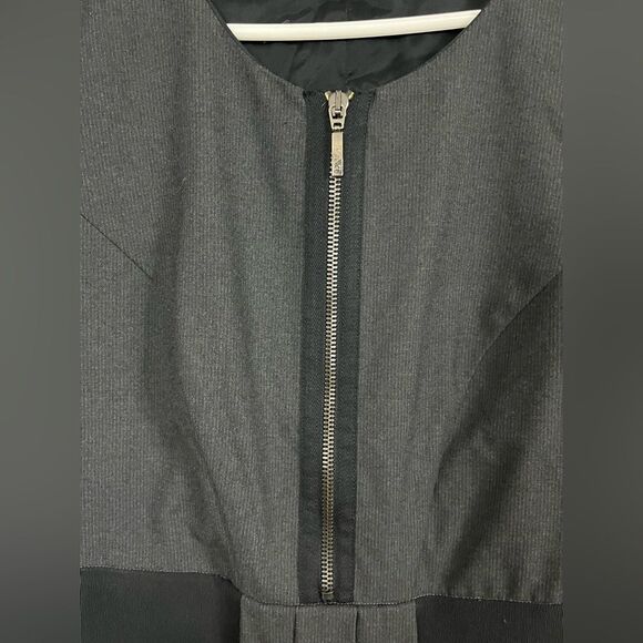 Emporio Armani Jeans Dark Gray/Black Mini Dress Size 12 - Picture 2 of 7
